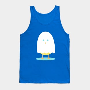 Halloween chick in ghost costume Tank Top